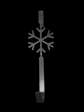 Metal Snowflake Over-the-Door Wreath Hanger